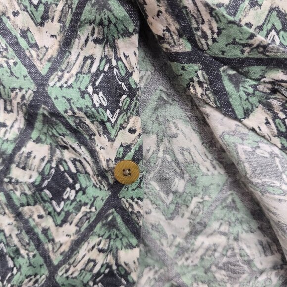 Tommy Bahama Shirt Mens Large Button Up Hawaiian Camp Summer Beach Casual‎ FLAW - Picture 7 of 13